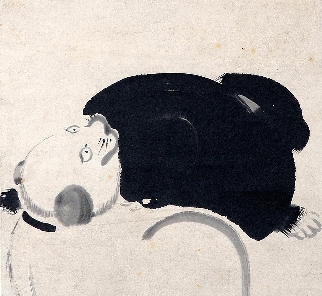 真作/渡辺霞亭/竹に子犬画賛/仔犬図/子犬図/笑う/掛軸☆宝船☆AD-185 真作】渡辺霞亭/竹に子犬画賛/子犬図/笑う/掛軸/名家伝来/AD-185