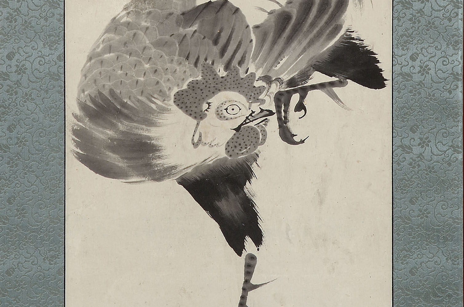 松に雄鶏図 | 古美術 景和